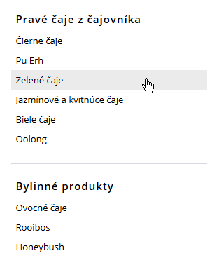 Ako nakupovať krok 1 Čaje.sk