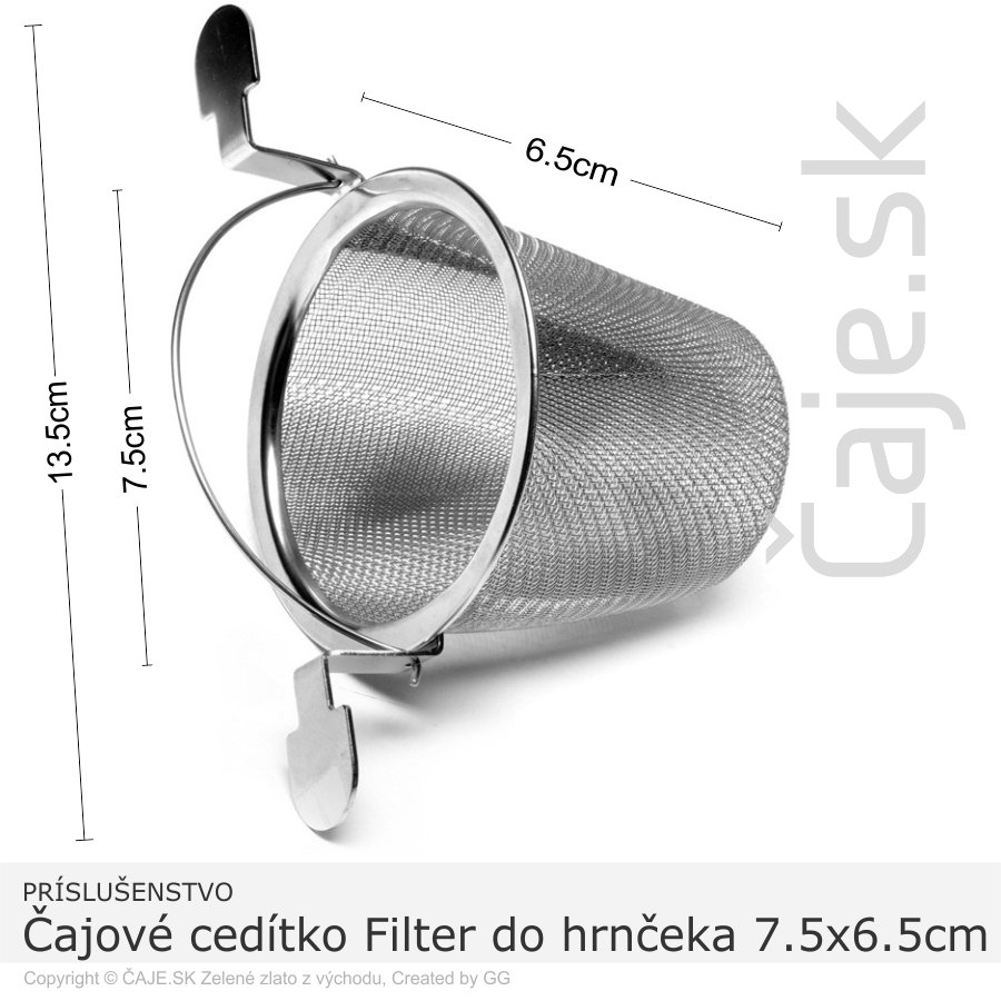 Čajové cedítko Filter do hrnčeka 7,5x6,5