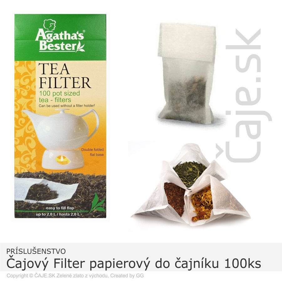Čajový Filter papierový do čajníku 100ks