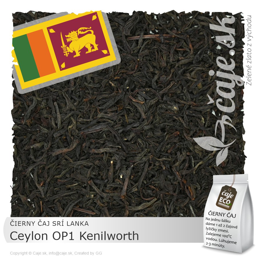 ČIERNY ČAJ SRÍ LANKA – Ceylon OP1 Kenilworth (50g)