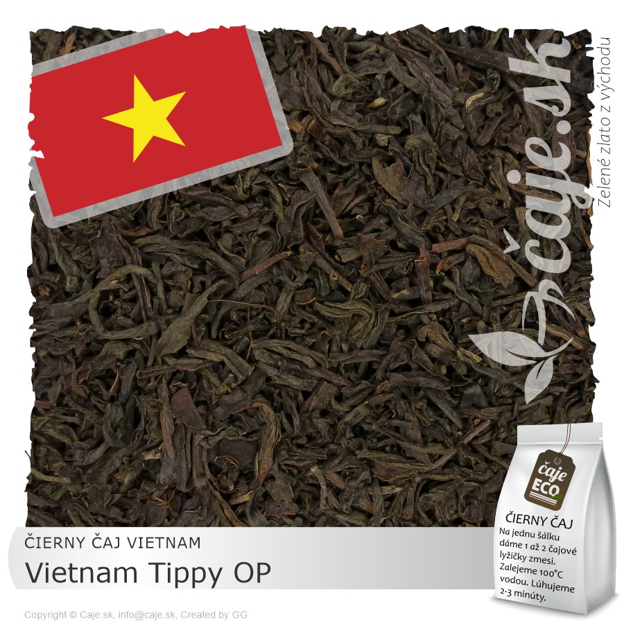 ČIERNY ČAJ VIETNAM – Vietnam Tippy OP (50g)