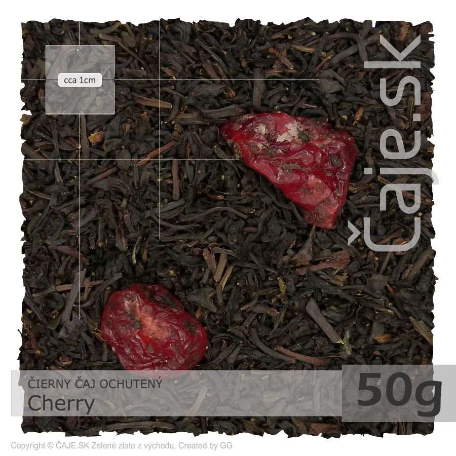 ČIERNY ČAJ OCHUTENÝ Cherry (50g)