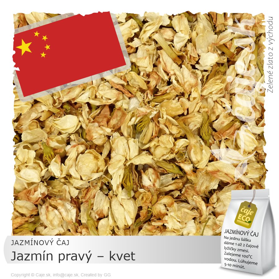 JAZMÍNOVÝ ČAJ Jazmín pravý – kvet (15g)