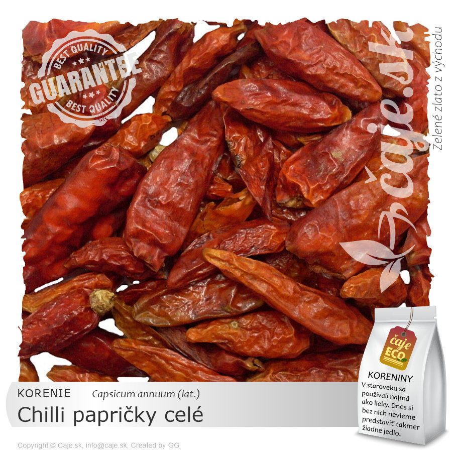 KORENIE Chilli papričky celé (40g)