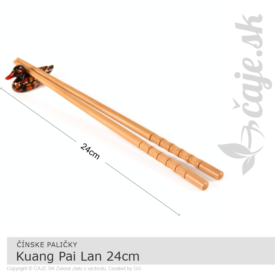 Čínske paličky Kuang Pai Lan - pár (24cm)