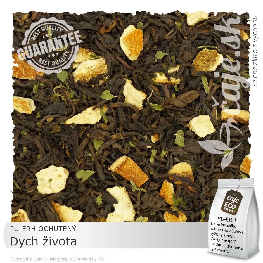 PU ERH OCHUTENÝ Dych života (50g)