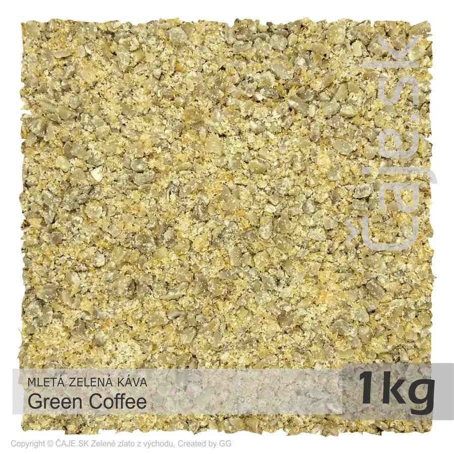 ZELENÁ KÁVA ČISTÁ Green Coffee – mletá (1kg)