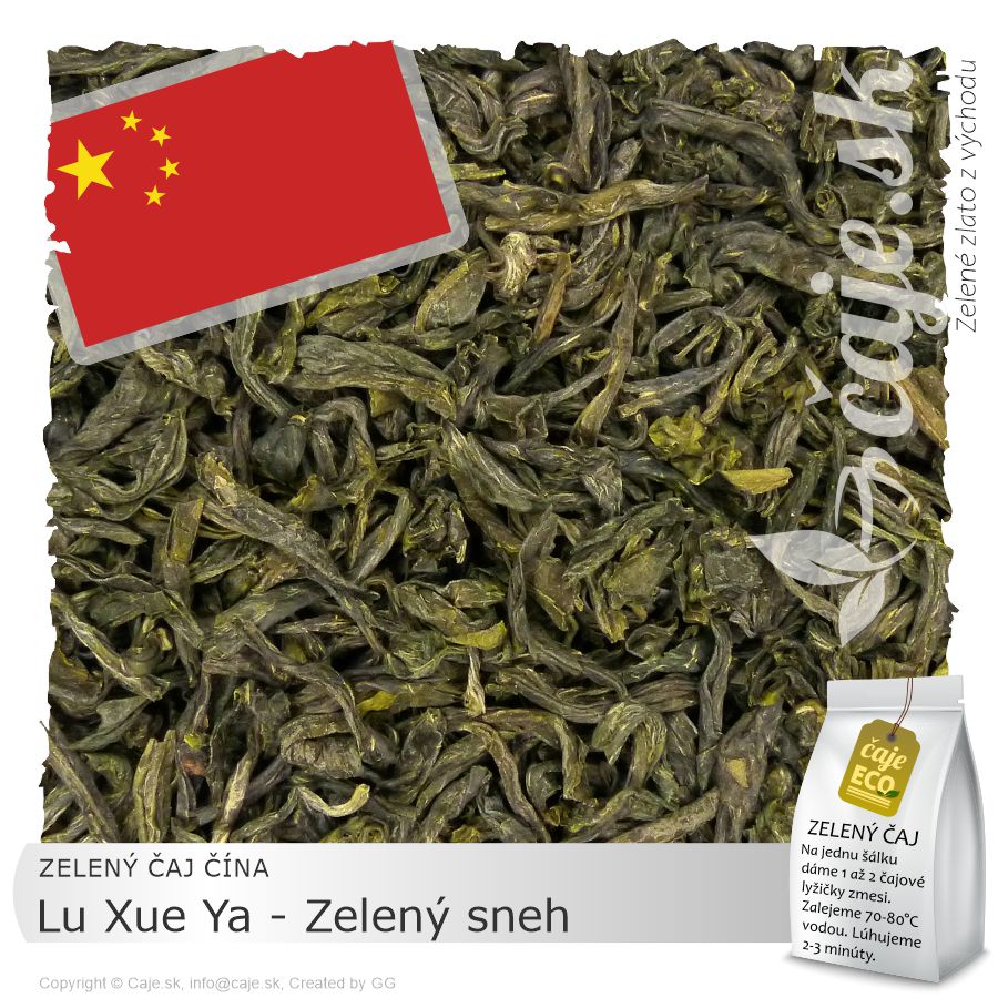ZELENÝ ČAJ ČÍNA – Lu Xue Ya - Zelený sneh (40g)