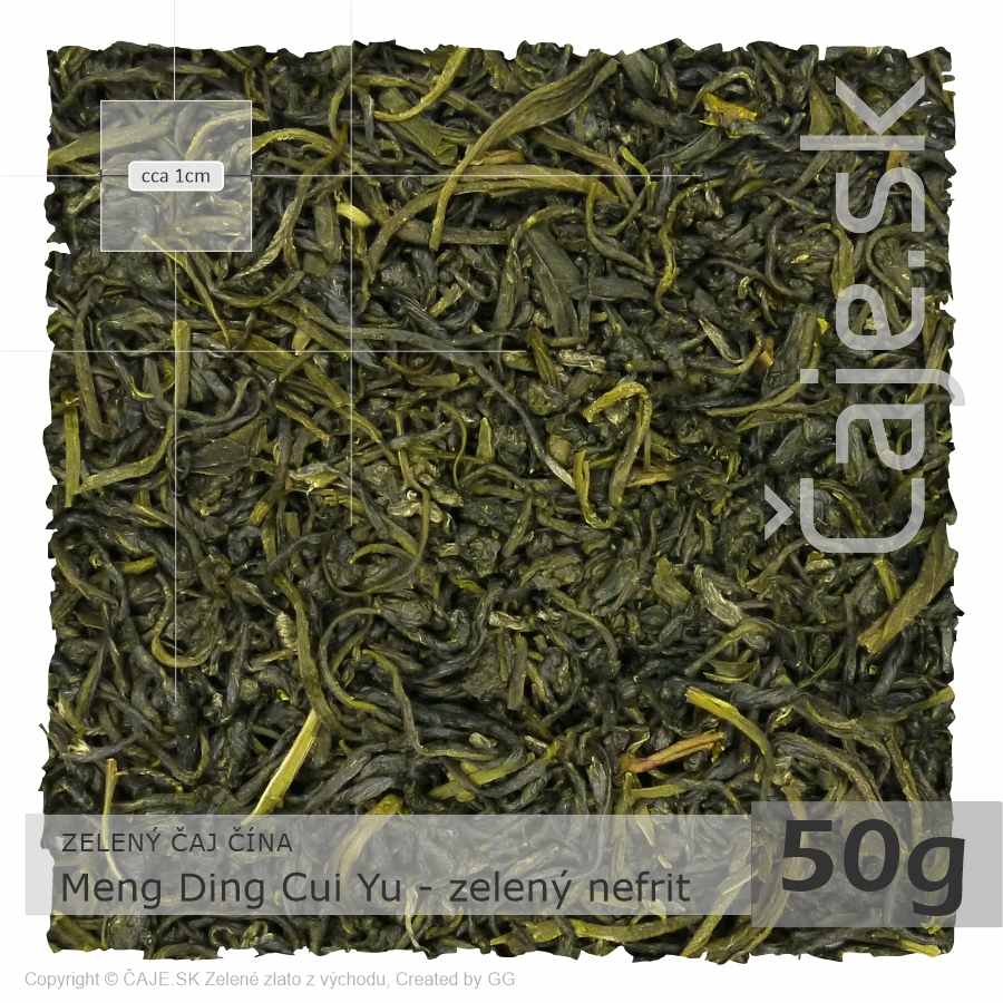 ZELENÝ ČAJ ČÍNA – Meng Ding Cui Yu - zelený nefrit (50g)