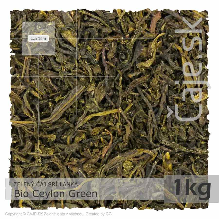 ZELENÝ ČAJ SRÍ LANKA – Bio Ceylon Green (1kg)