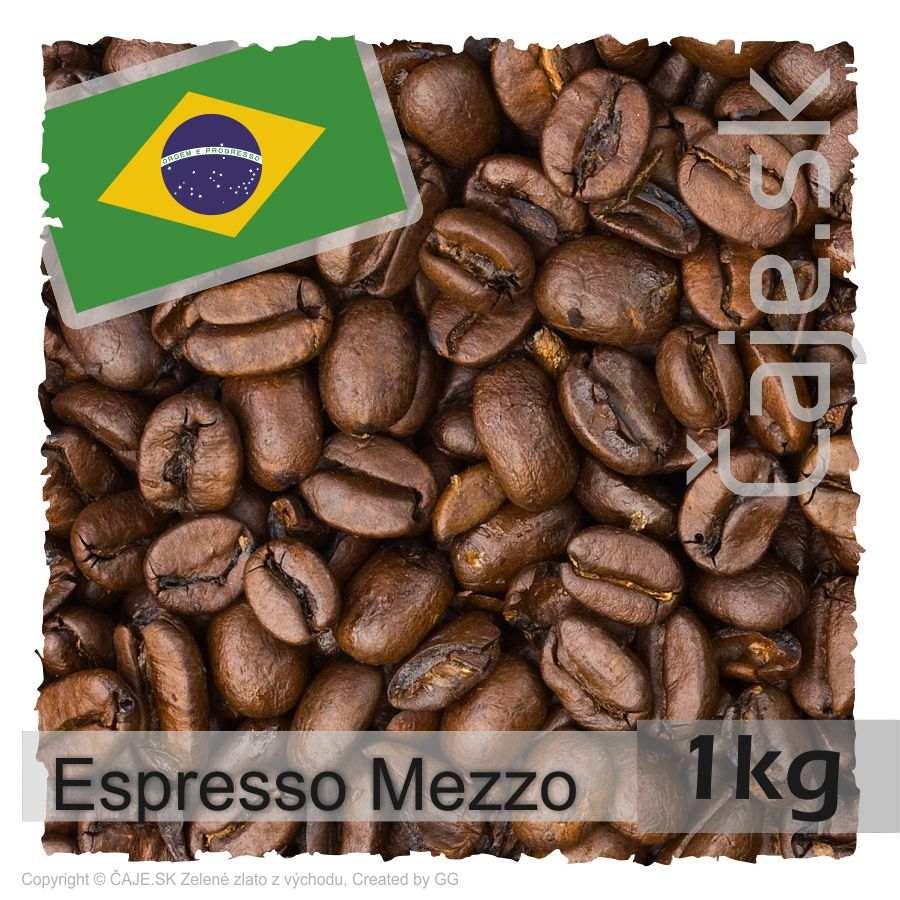 ZRNKOVÁ KÁVA ČISTÁ Espresso Sanny Mezzo – (1kg)