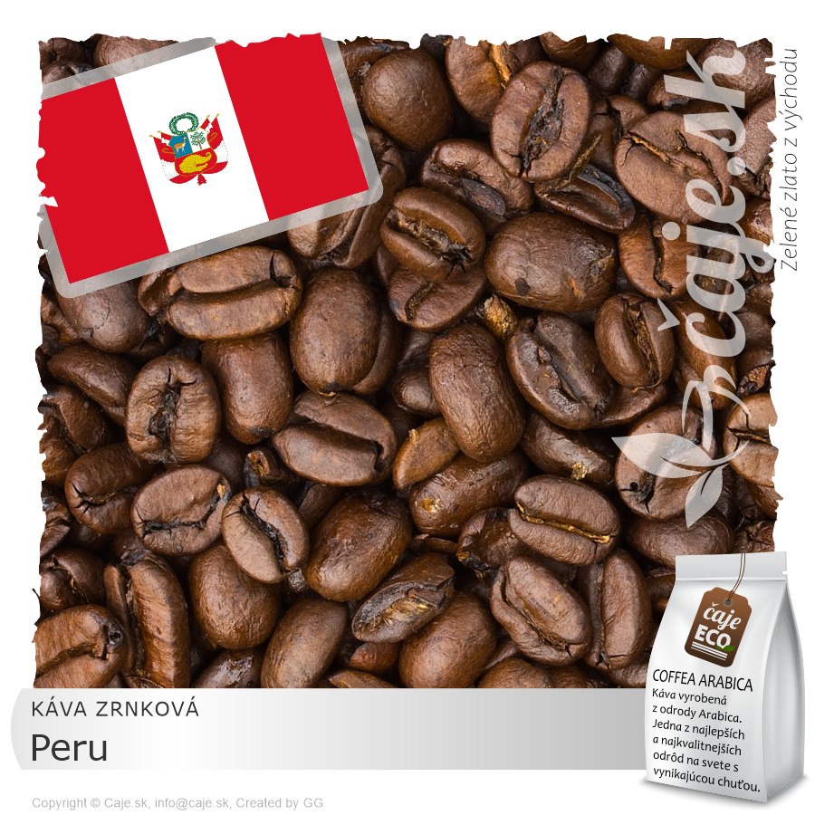 ZRNKOVÁ KÁVA ČISTÁ Peru – (100g)