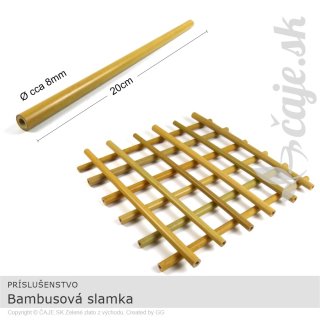 Bambusová slamka (20cm)