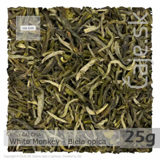 BIELY ČAJ China White Monkey – Biela opica (25g)