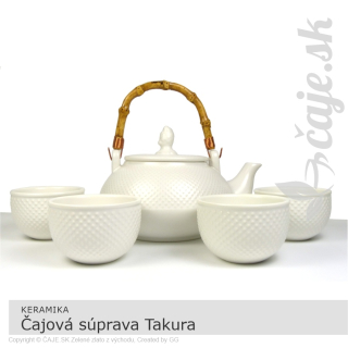 Čajová súprava Takura – porcelán 0,8l