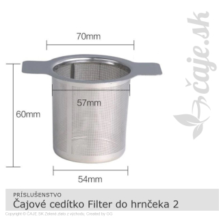 Čajové cedítko Filter do hrnčeka 2 (7x6cm)