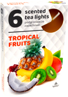 ČAJOVÉ SVIEČKY Tropické ovocie (Tropical Fruits) – 6ks