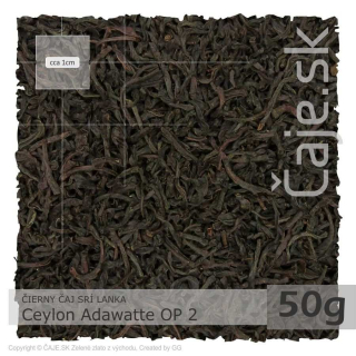 ČIERNY ČAJ SRÍ LANKA – Ceylon Adawatte OP 2 (50g)