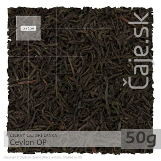 ČIERNY ČAJ SRÍ LANKA – Ceylon OP 1 Shawlands (50g)