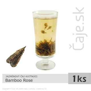 JAZMÍNOVÝ ČAJ KVITNÚCI Bamboo Rose (1ks)