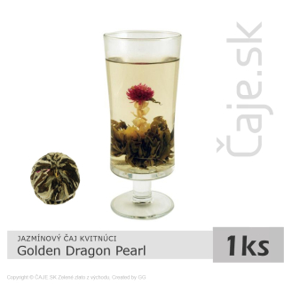 JAZMÍNOVÝ ČAJ KVITNÚCI Golden Dragon Pearl (1ks)