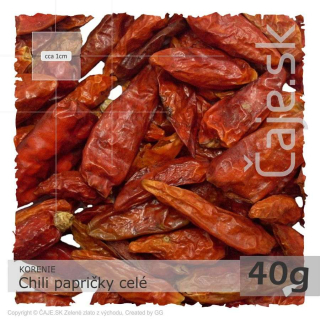 KORENIE Chili papričky celé (40g)