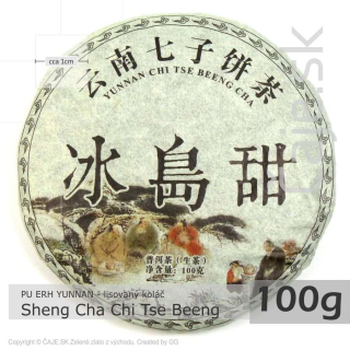 PU ERH Yunnan Scheng Cha Chi Tse Beeng (100g) – lisovaný koláč