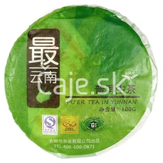 PU ERH Yunnan Scheng Cha Ji Shun Hao (100g) – lisovaný koláč