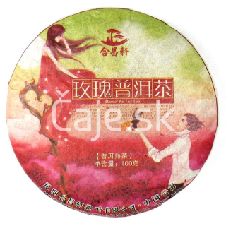 PU ERH Yunnan Shu Cha Rose (100g) – lisovaný koláč