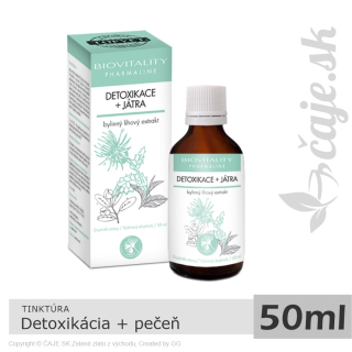 TINKTÚRA Detoxikácia + pečeň (50ml)