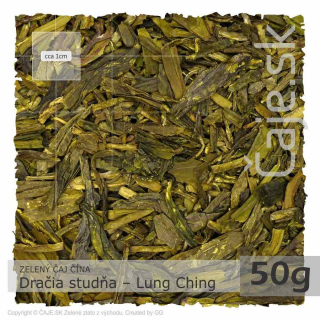 ZELENÝ ČAJ ČÍNA – Dračia studňa – Lung Ching (50g)