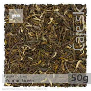 ZELENÝ ČAJ ČÍNA – Yunnan Green (50g)