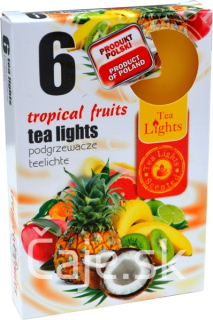 ČAJOVÉ SVIEČKY Tropické ovocie (Tropical Fruits) – 6ks
