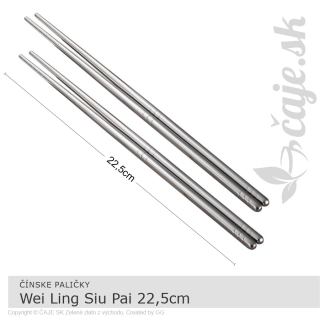 Čínske paličky Wei Ling Siu Pai - pár (22,5cm)