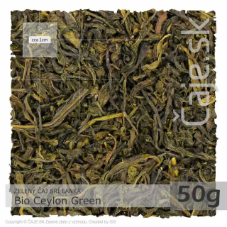 ZELENÝ ČAJ SRÍ LANKA – Bio Ceylon Green (50g)