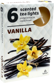 ČAJOVÉ SVIEČKY Vanilka (Vanilla) – 6ks